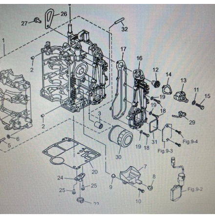 Avgaspackning Mercury