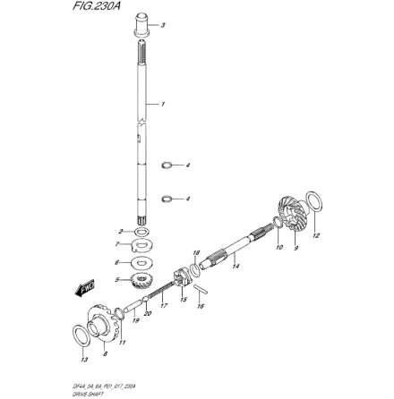 Push rod Suzuki