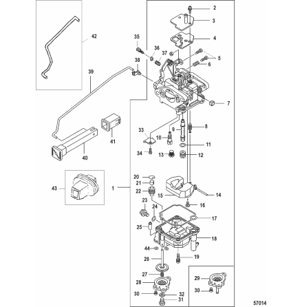 Lock frgasare Mercury