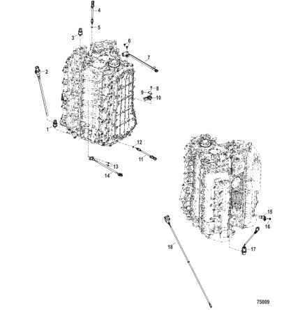 Sensor oljetryck Mercury