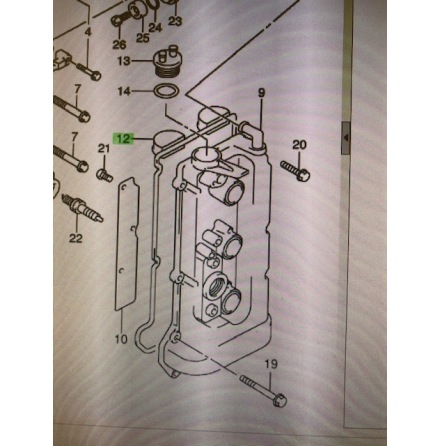 Ventilkpspackning Suzuki