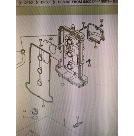 Ventilkpspackning Suzuki