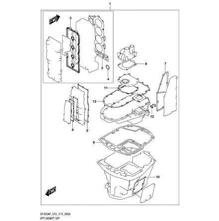 Motorpackningssats Suzuki