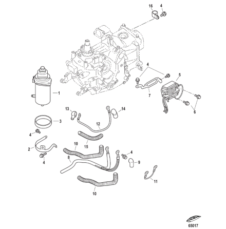 Startmotor Mercury