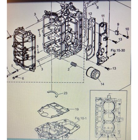 Avgaspackning Tohatsu